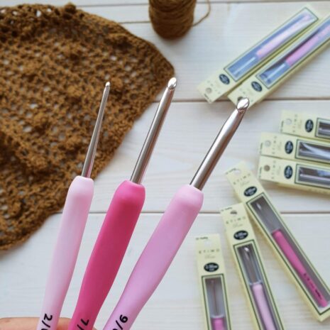 Agujas de ganchillo Tulip Etimo Rosa 0,40 mm a 6,50 mm