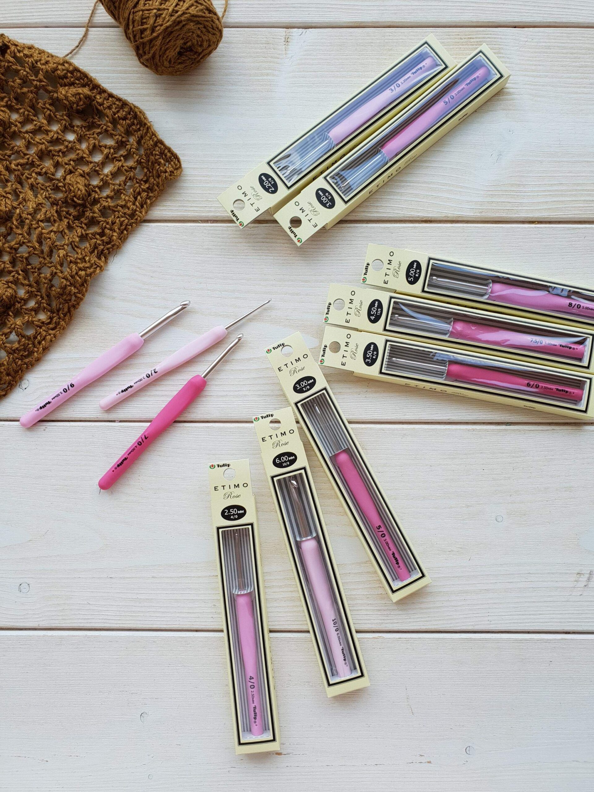 Agujas de ganchillo Tulip Etimo Rosa 0,40 mm a 6,50 mm - Imagen 5