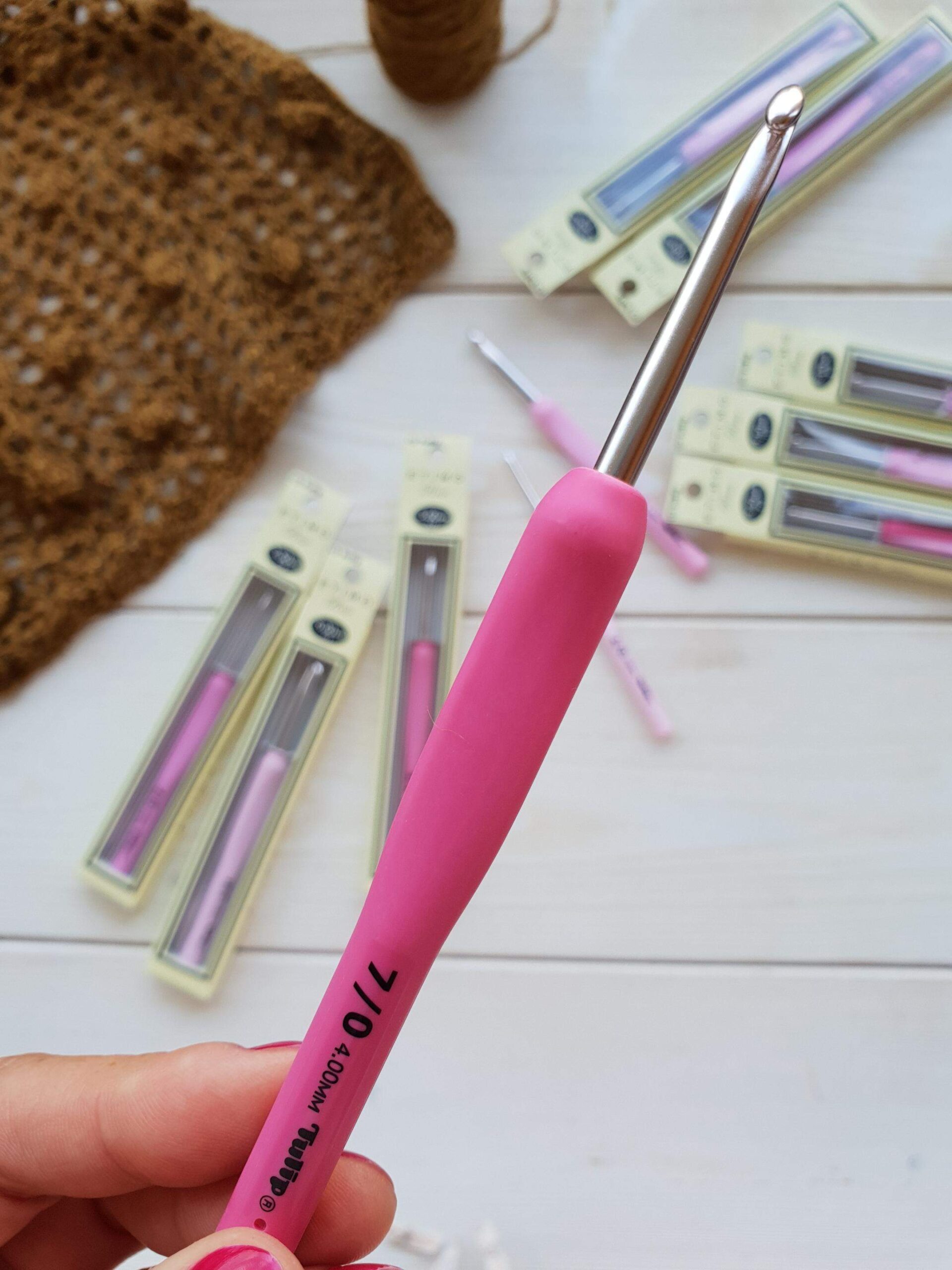 Agujas de ganchillo Tulip Etimo Rosa 0,40 mm a 6,50 mm - Imagen 2