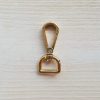 Asa de cuero para bolsos, cestas y carteras (mosquetón oro o plata) - Imagen 5