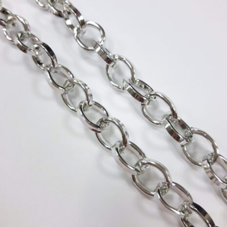 Cadena eslabones plata