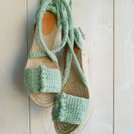 Patrón pdf descargable Alpargatas Plataforma Volare