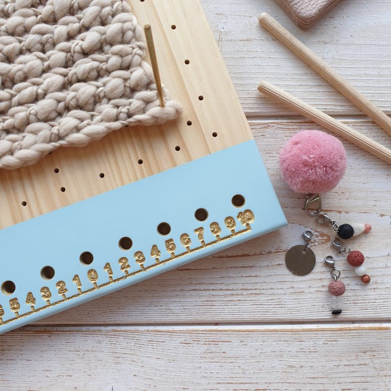 Tablero De Bloqueo Para Ganchillo 30x30 Cm Con 30 Alfileres | Madera Plegable, Ideal Para Cuadrados De Abuelita Y Proyectos De Crochet