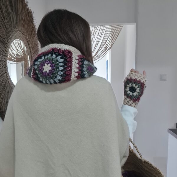 Kit Foulard Loulou + Conjunto Balaclava & Mitones - Imagen 4