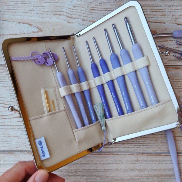 Estuche aguja de Crochet Tulip Etimo Murasaki Softgrip