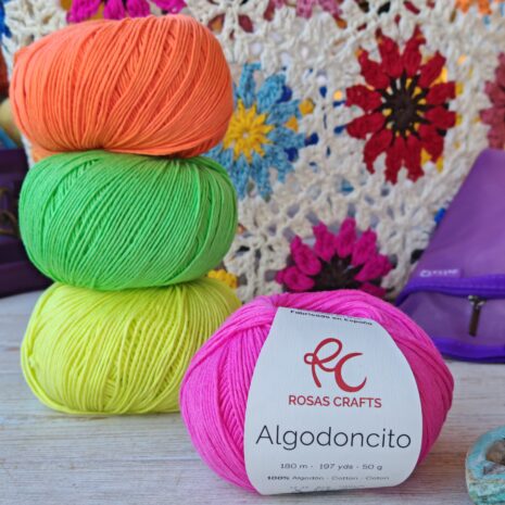 Algodoncito - el más finito Rosas Crafts | Flúor
