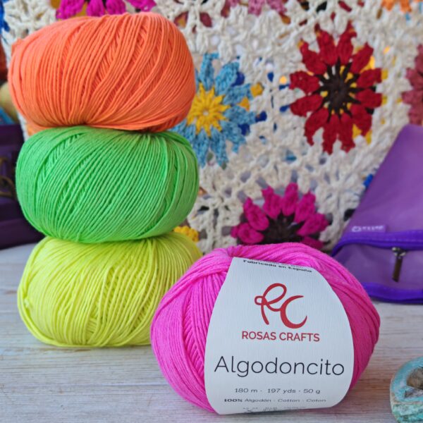 Algodoncito - el más finito Rosas Crafts | Flúor