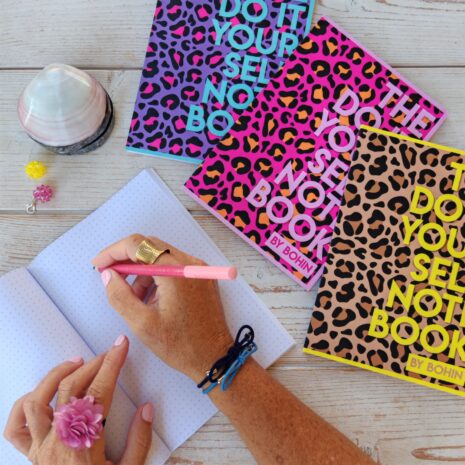 Libreta A5 'diy Bohin Leopardo