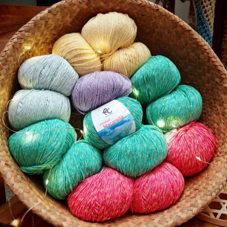 Lote Algodón y Seda Macarella Rosas Crafts (regalo pdf patrón Kimono y Túnica Corfú)