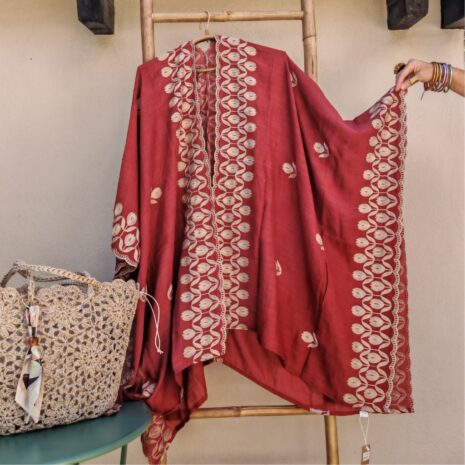 Kimono Bordado & Cesta